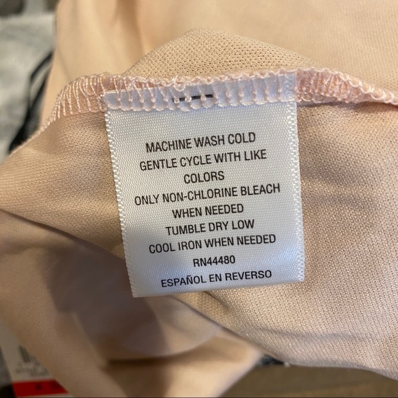 Bar III Dusty Olive Jacquard Top (XS) - Picture 11 of 12